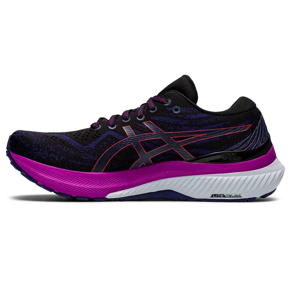 Asics, Scarpe da corsa Gel-Kayano 29 da donna - Allarme nero/rosso - Regolare (B)