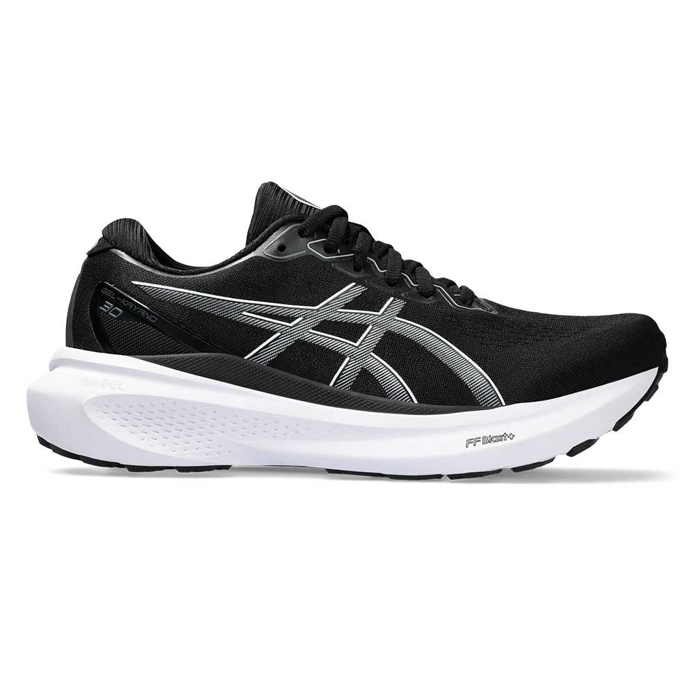 Asics, Scarpe da corsa Gel-Kayano 30 da donna - Nero/Sheet Rock - Regolare (B)