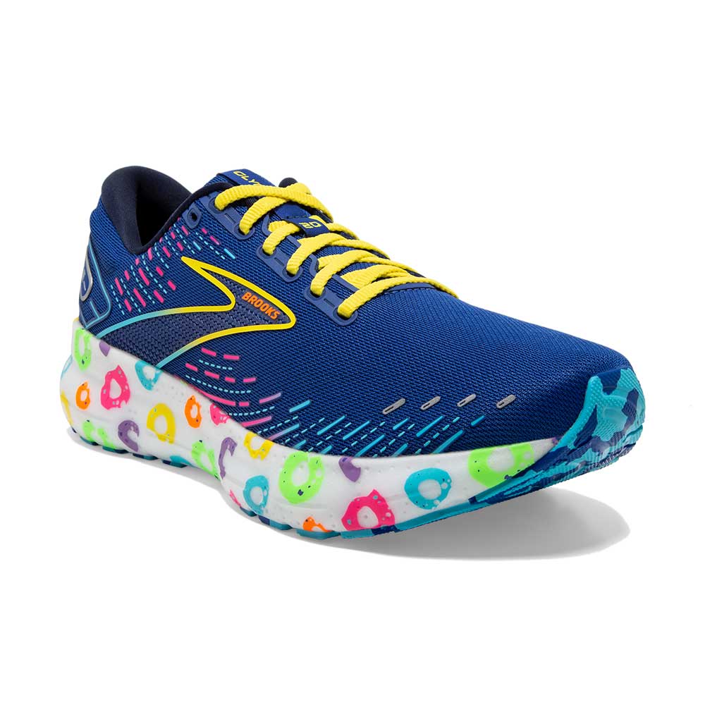 Brooks, Scarpe da corsa Glycerin 20 Donna - Blu/Peacoat/Giallo - Regolare (B)