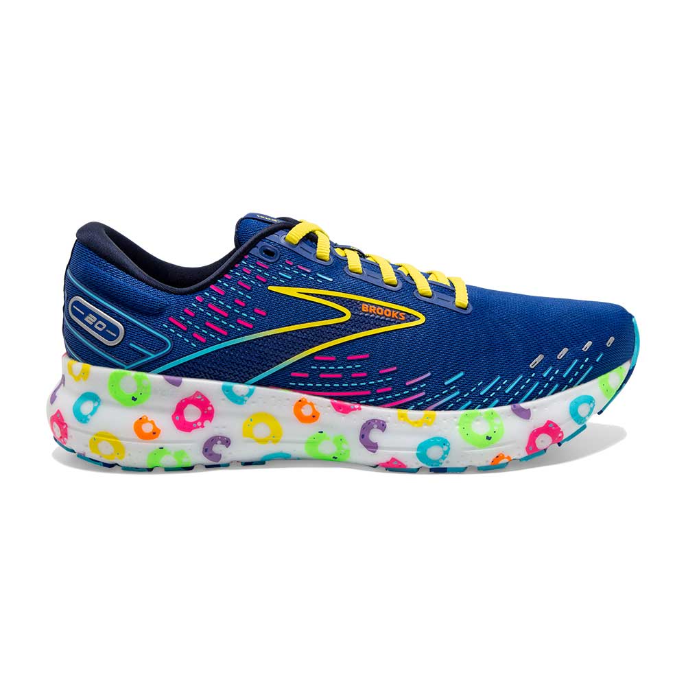 Brooks, Scarpe da corsa Glycerin 20 Donna - Blu/Peacoat/Giallo - Regolare (B)