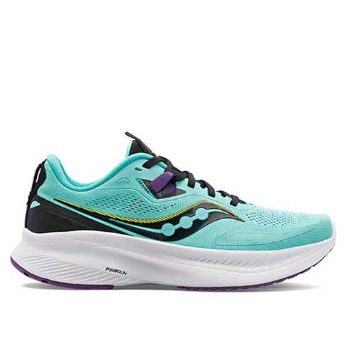 Saucony, Scarpe da corsa Guide 15 da donna - Cool Mint/Acid - Regolare (B)