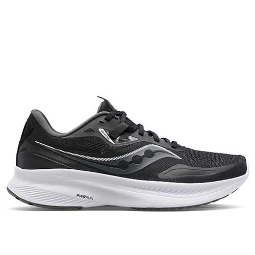 Saucony, Scarpe da corsa Guide 15 da donna - Nero/Bianco - Regolare (B)