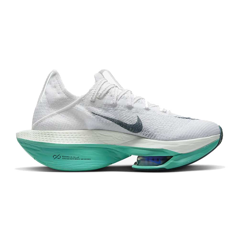 Nike, Scarpe da corsa Nike Alphafly 2 Donna - Bianco / Clear Jade / Light Ultramarine / Deep Jungle - Regolare (B)