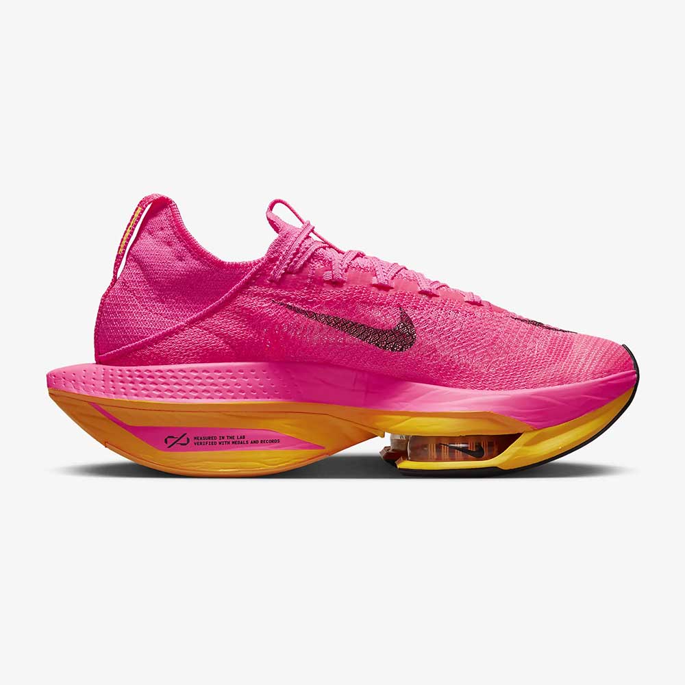 Nike, Scarpe da corsa Nike Alphafly 2 Donna - Iper Rosa/Nero/Arancio Laser - Regolare (B)