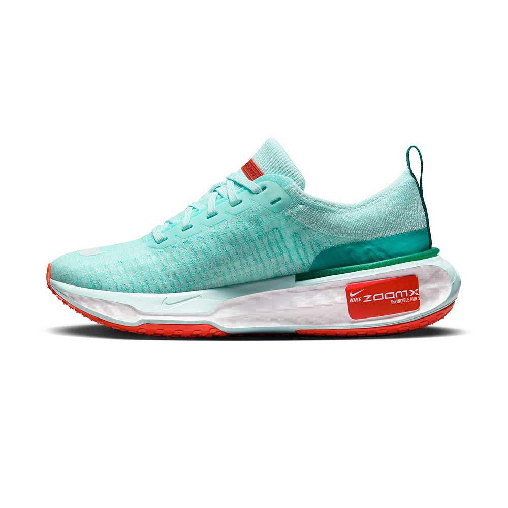 Nike, Scarpe da corsa Nike Invincible Run 3 Donna - Jade Ice/White-Clear Jade-Malachite - Regolare (B)