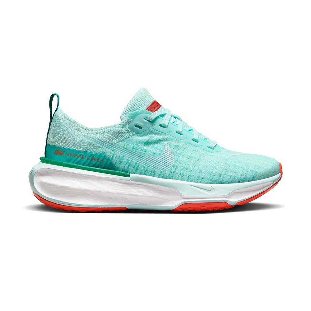 Nike, Scarpe da corsa Nike Invincible Run 3 Donna - Jade Ice/White-Clear Jade-Malachite - Regolare (B)