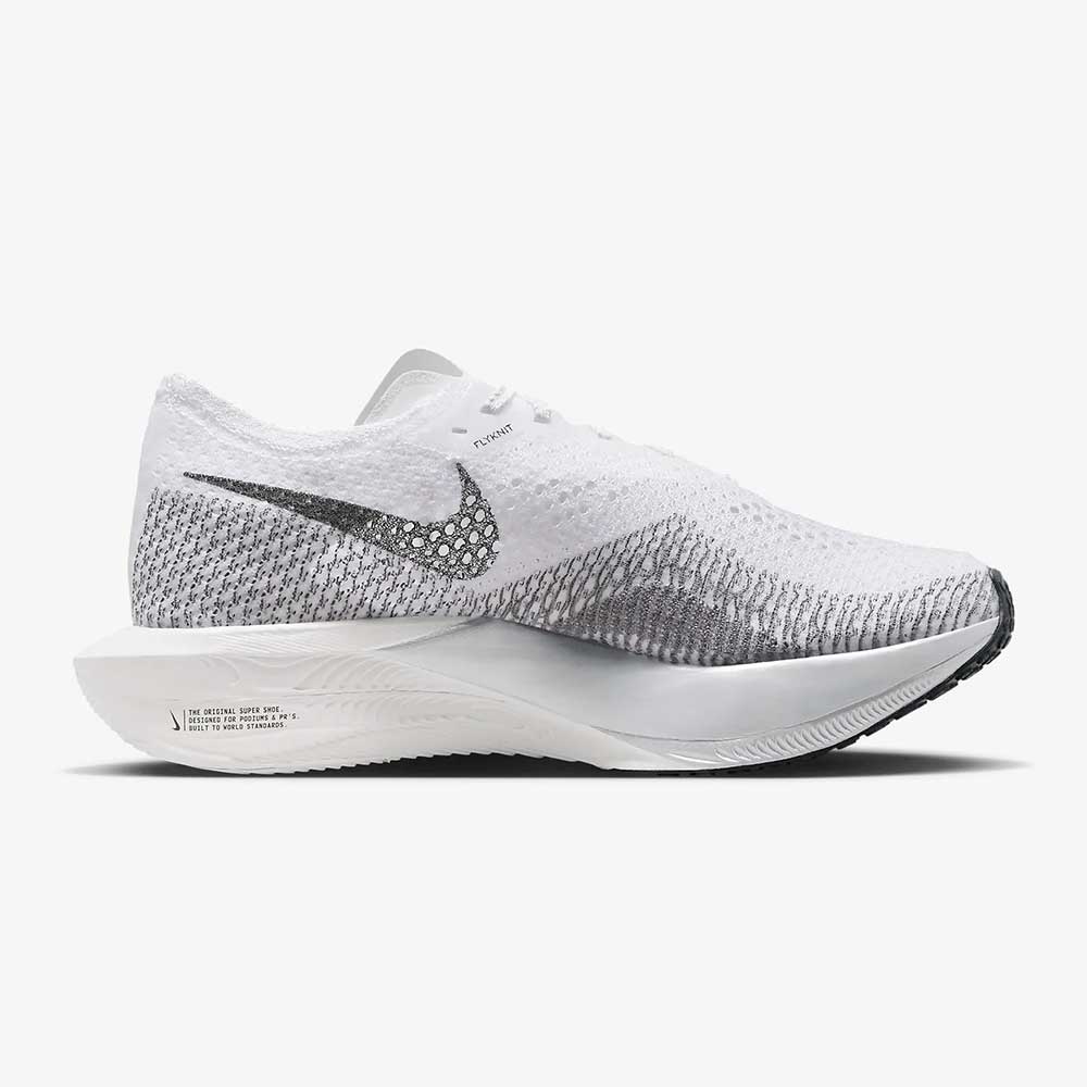 Nike, Scarpe da corsa Nike ZoomX Vaporfly Next% 3 Donna - Bianco/Grigio fumo scuro/Grigio particella - Regolare (B)