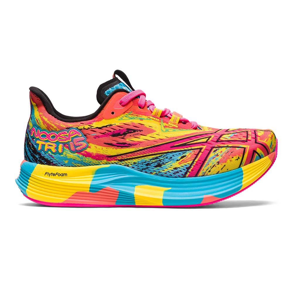 Asics, Scarpe da corsa Noosa TRI 15 da donna - Acquario/Giallo vibrante - Regolare (B)