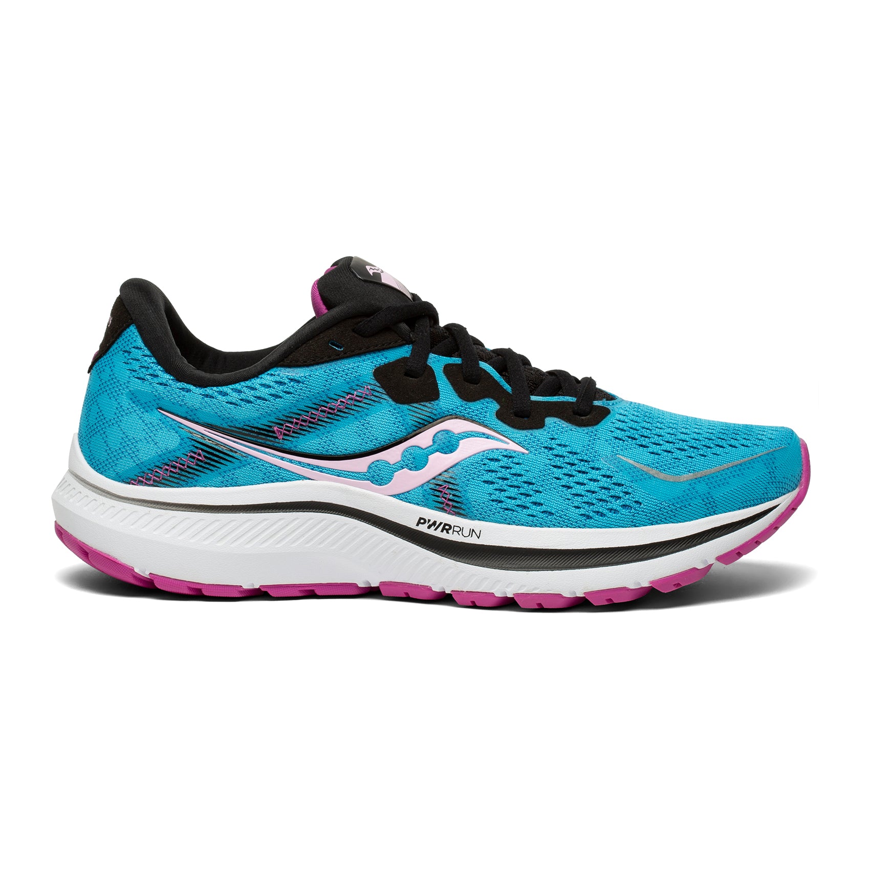 Saucony, Scarpe da corsa Omni 20 da donna - Blue Blaze/Razzle - Regolare (B)