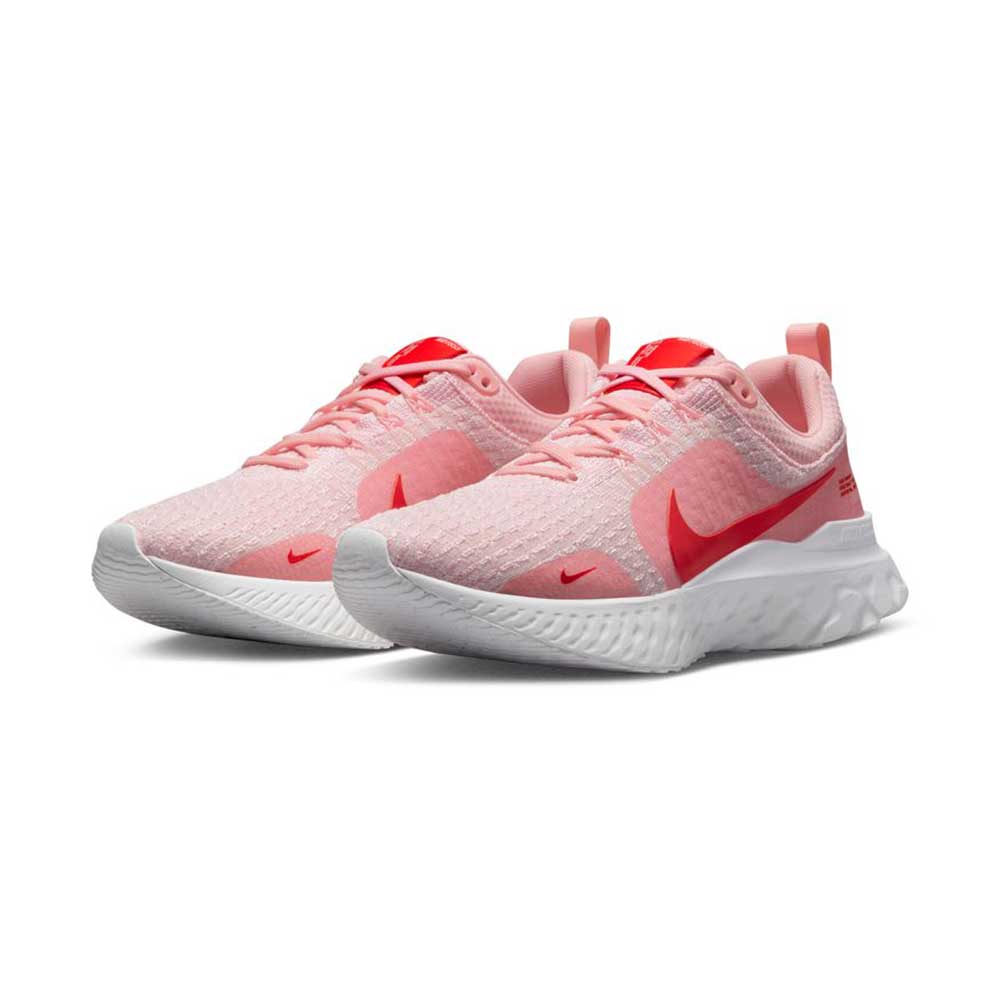 Nike, Scarpe da corsa React Infinity React 3 Donna - Soft Pink/White/Summit White/Light Crimson- Regular (B)