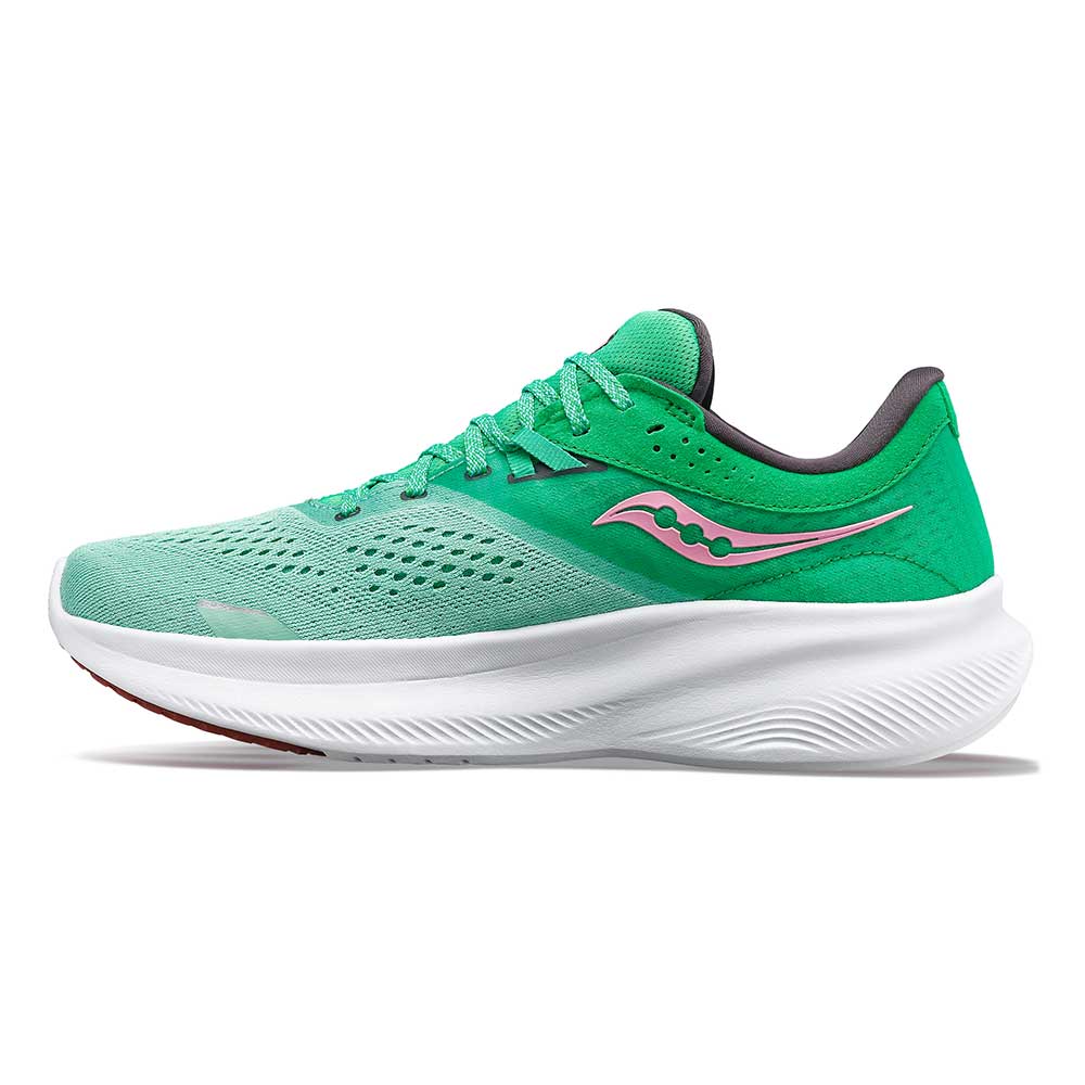 Saucony, Scarpe da corsa Ride 16 da donna - Sprig/Peony - Regolare (B)