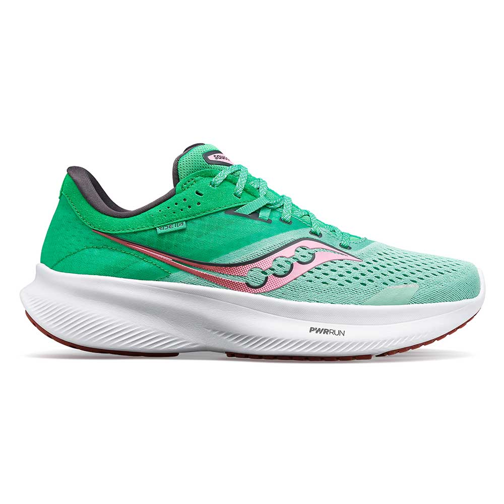 Saucony, Scarpe da corsa Ride 16 da donna - Sprig/Peony - Regolare (B)