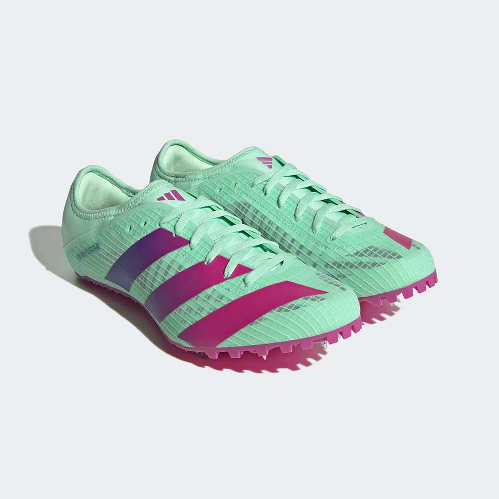 adidas, Scarpe da corsa Sprintstar Uomo - Pulse Mint / Lucid Blue / Lucid Fuchsia - Regolare (D)