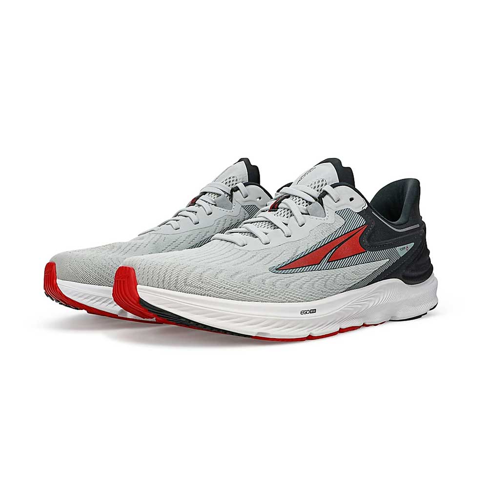 Altra, Scarpe da corsa Torin 6 da uomo - Grigio/Rosso - Regolare (D)