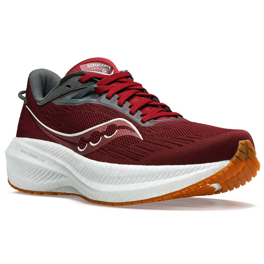 Saucony, Scarpe da corsa Triumph 21 da uomo - Sundown/Linen - Regolare (D)