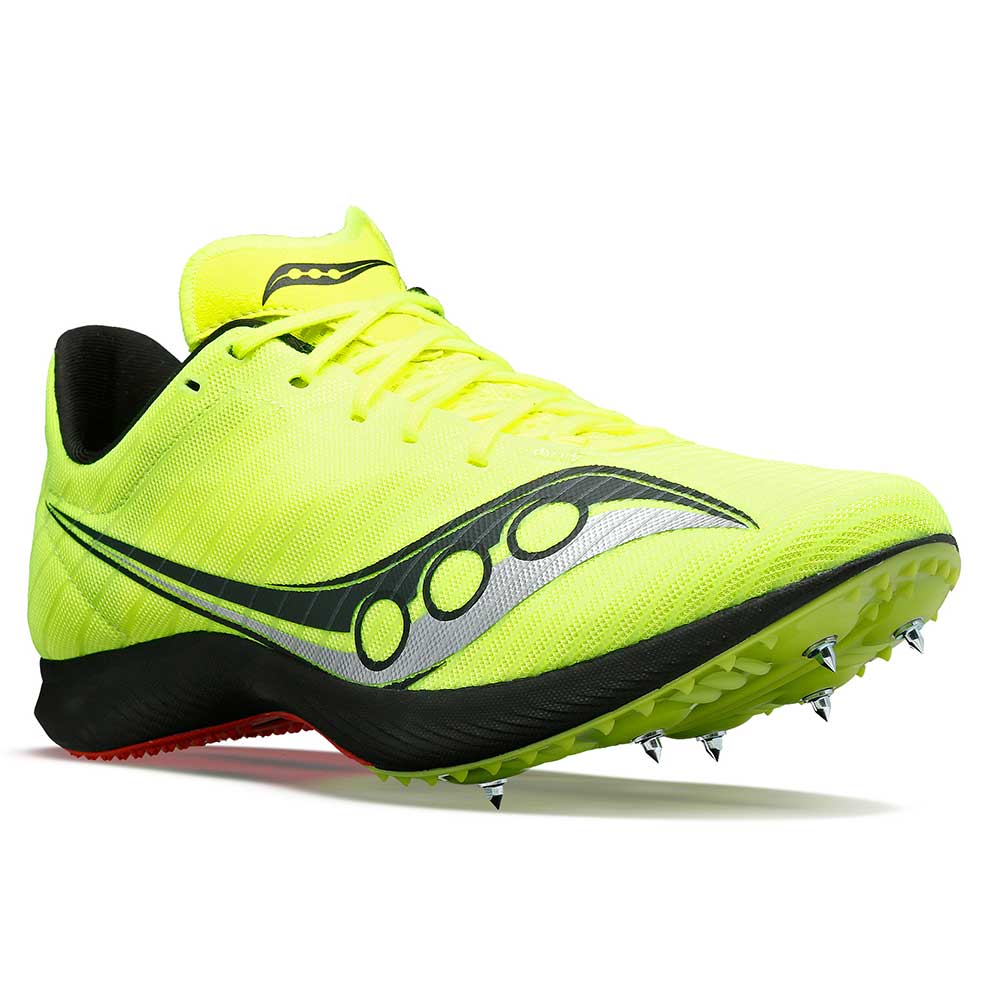 Saucony, Scarpe da corsa Velocity MP da uomo - Citron/Nero