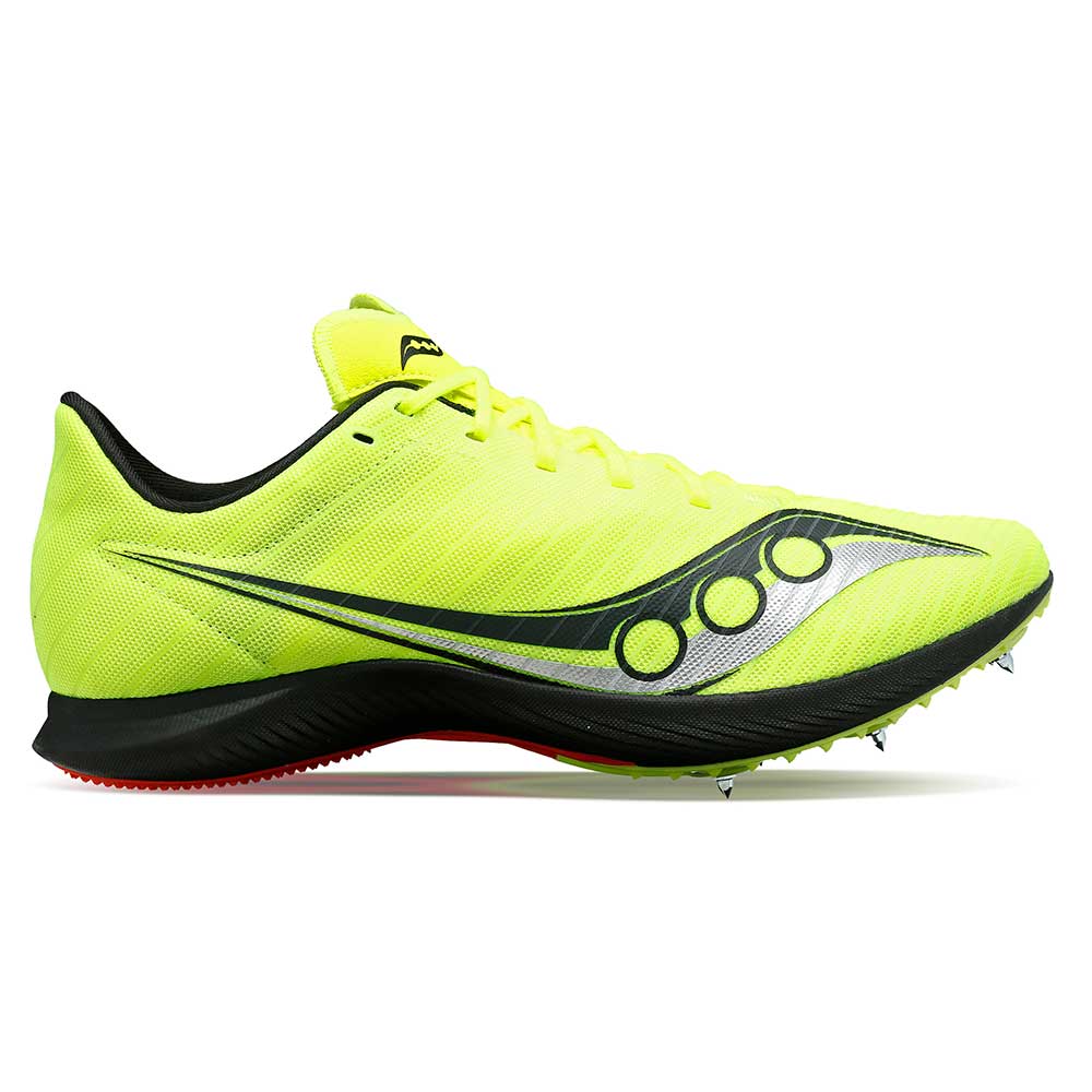 Saucony, Scarpe da corsa Velocity MP da uomo - Citron/Nero