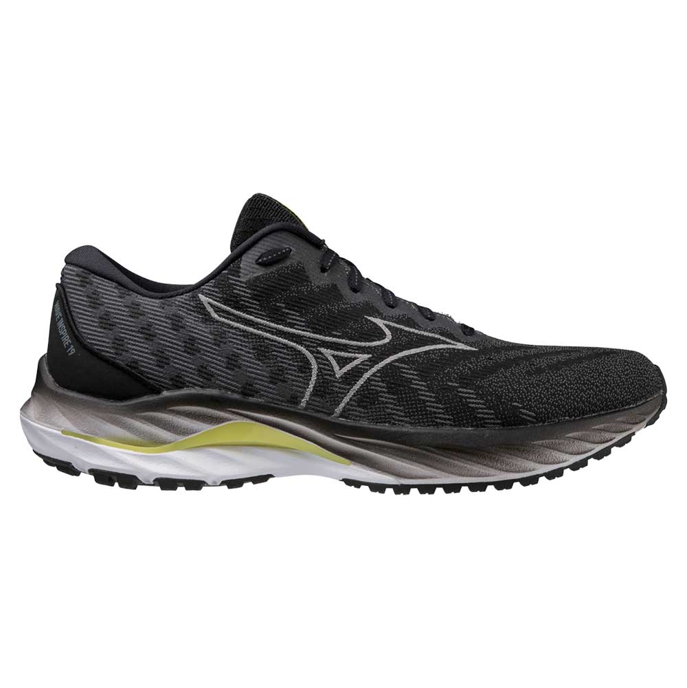 Mizuno, Scarpe da corsa Wave Inspire 19 SSW Uomo - Nero/Nimbus Cloud - Regolare (D)