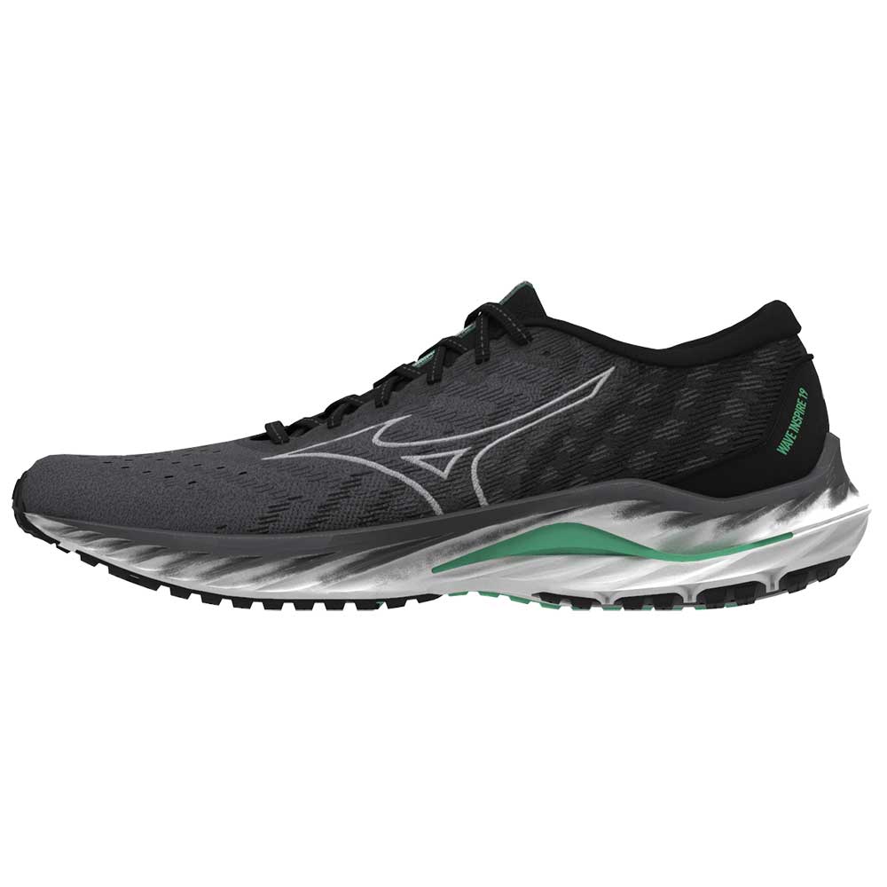 Mizuno, Scarpe da corsa Wave Inspire 19 SSW da donna - Iron Gate/Nimbus Cloud - Regolare (B)