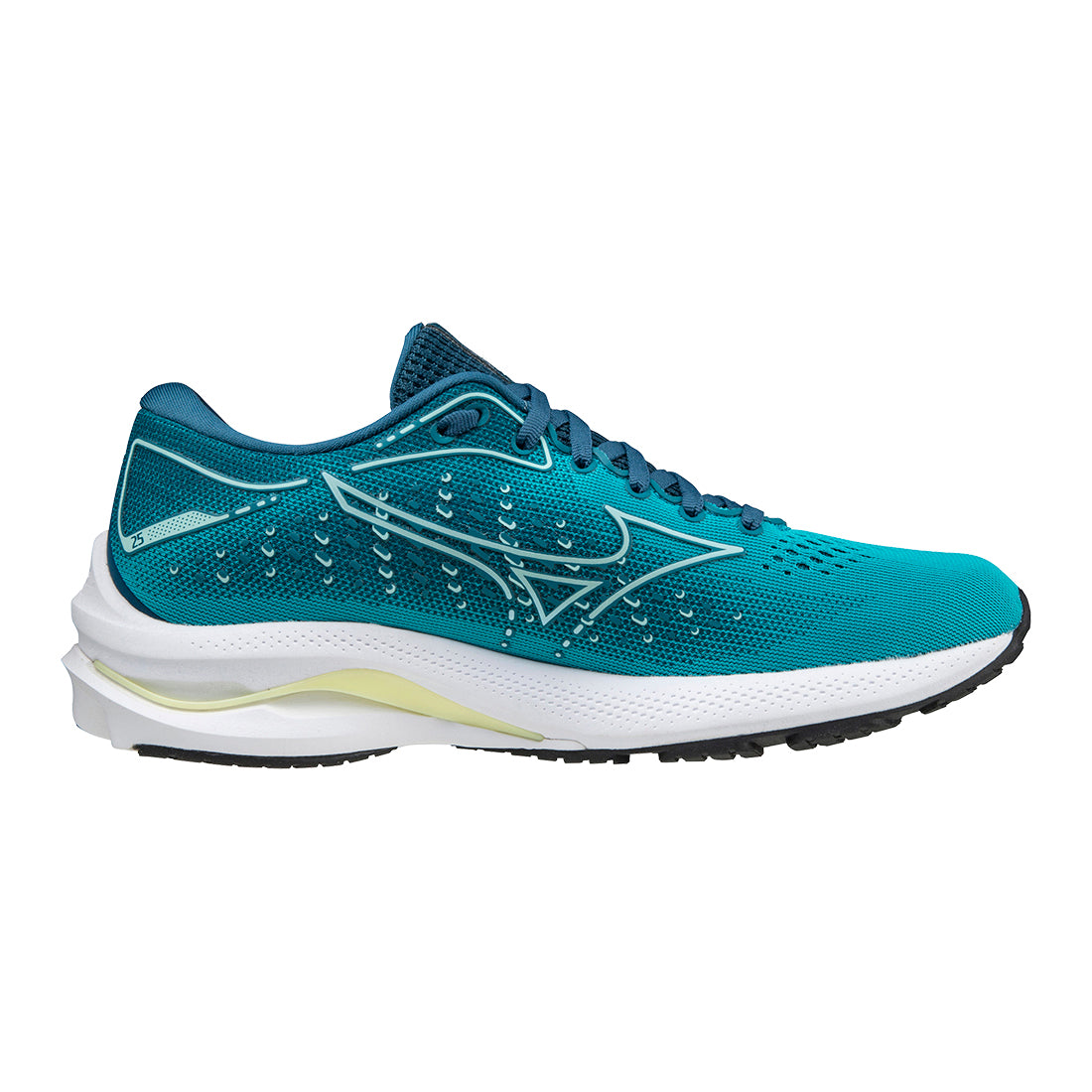 Mizuno, Scarpe da corsa Wave Rider 25 Donna - Lake Blue/Clearwater - Regolare (B)