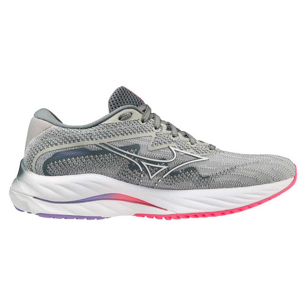 Mizuno, Scarpe da corsa Wave Rider 27 da donna - Blu perla/Bianco - Regolare (B)