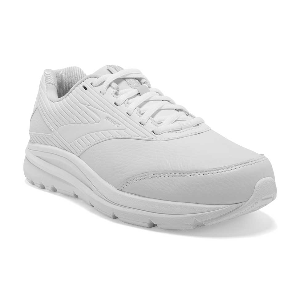 Brooks, Scarpe da passeggio Addiction Walker 2 da donna - Bianco/Bianco - Extra Wide (2E)