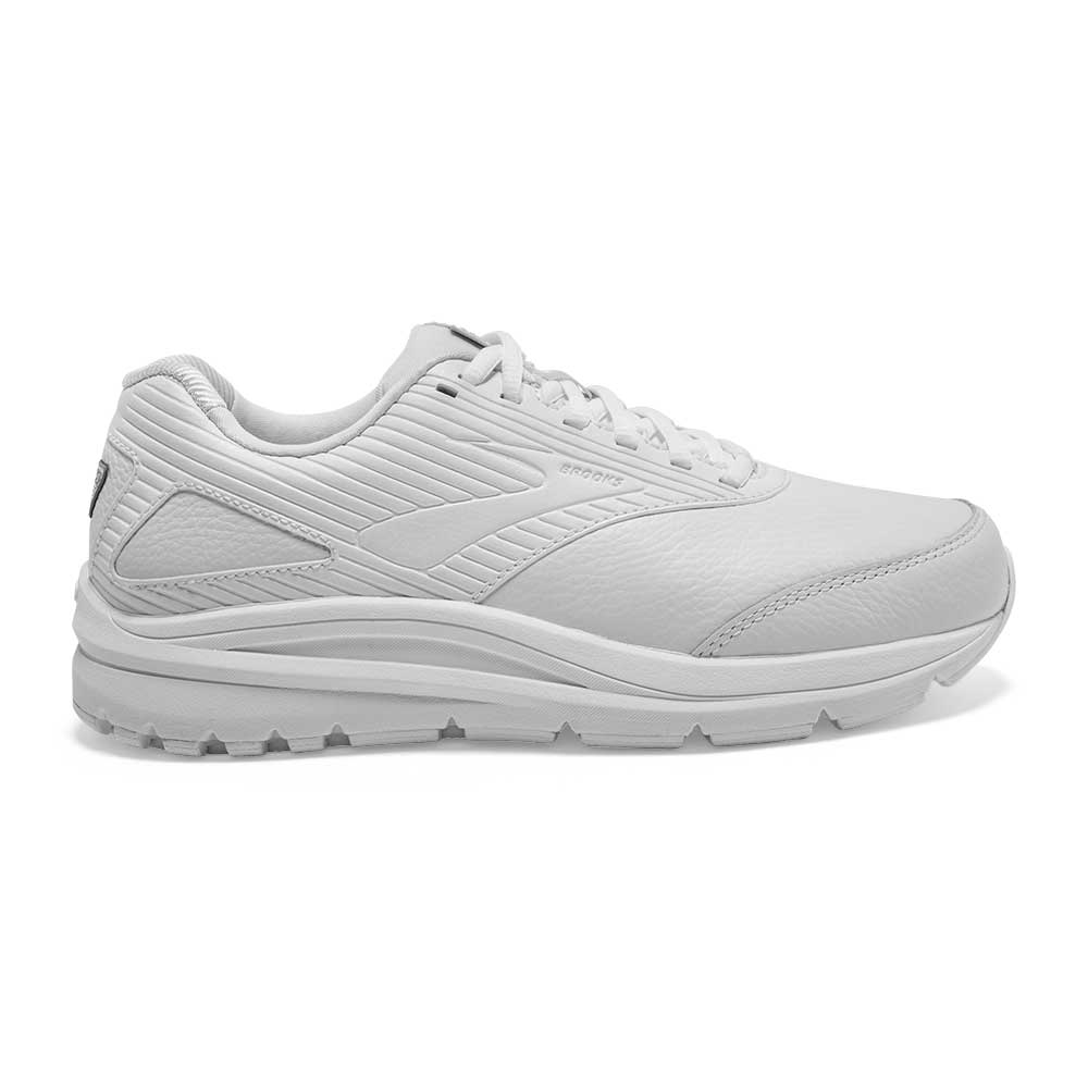 Brooks, Scarpe da passeggio Addiction Walker 2 da donna - Bianco/Bianco - Extra Wide (2E)