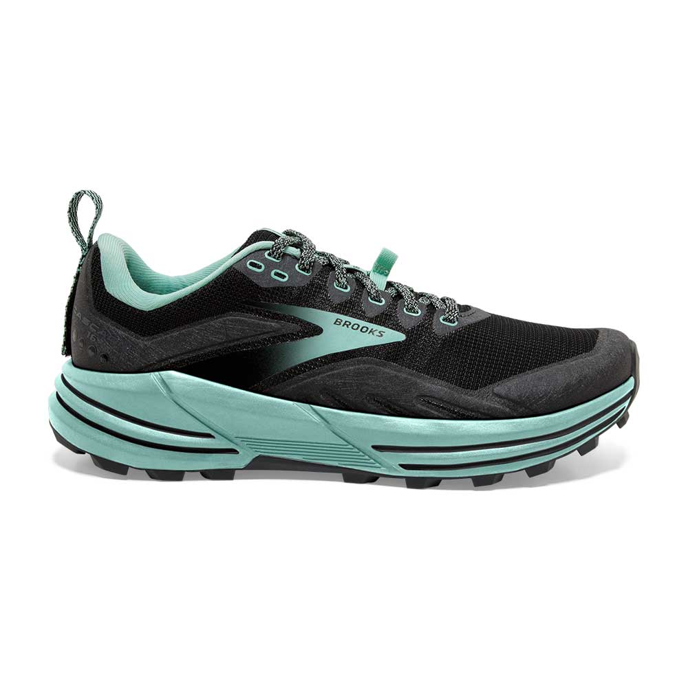 Brooks, Scarpe da trail Cascadia 16 da donna - Nero/Ebano/Yucca - Ampie (D)