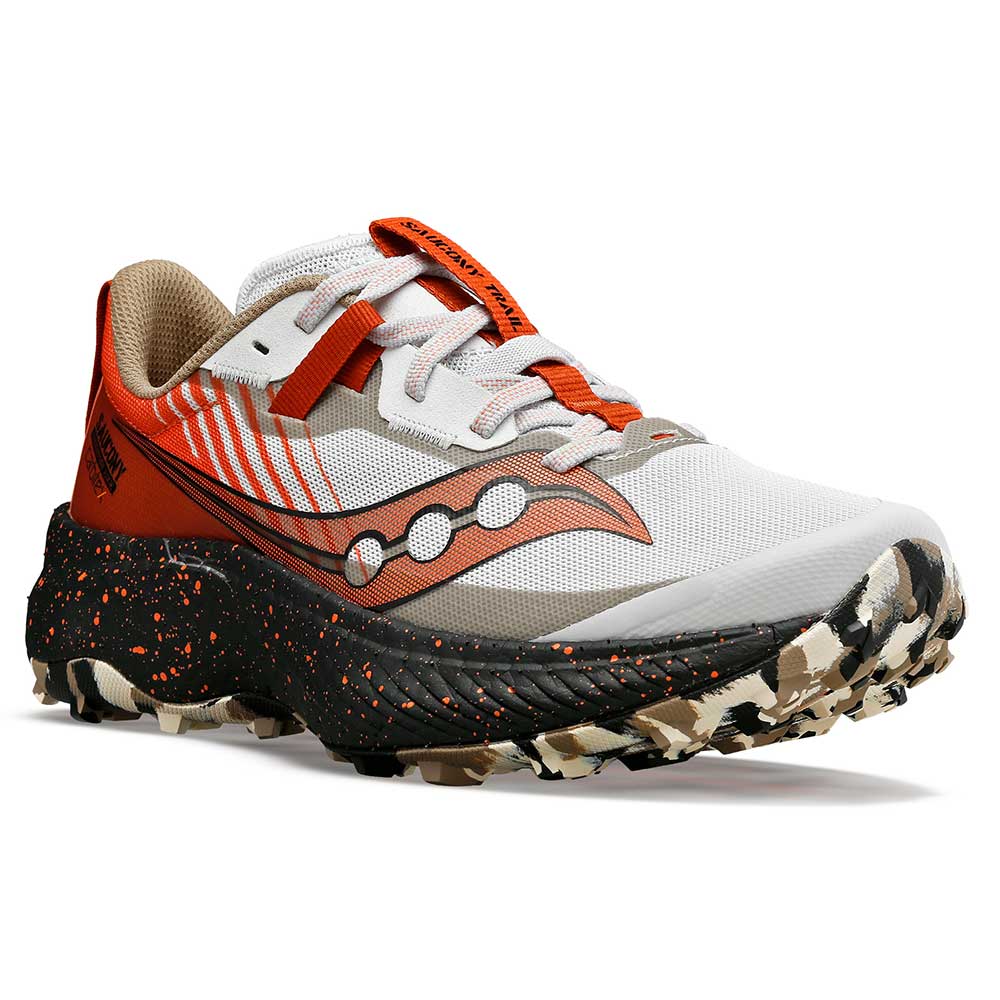 Saucony, Scarpe da trail Endorphin Edge da donna - Nebbia/Zenith