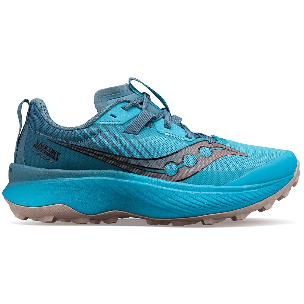 Saucony, Scarpe da trail Endorphin Edge da donna - Oceano/Loam - Regolare (B)