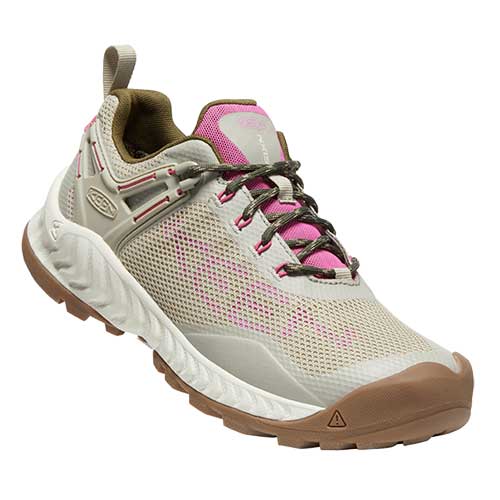 KEEN, Scarpe da trekking impermeabili da donna NXIS Evo - Plaza Taupe/Bis Rose - Regolare (B)