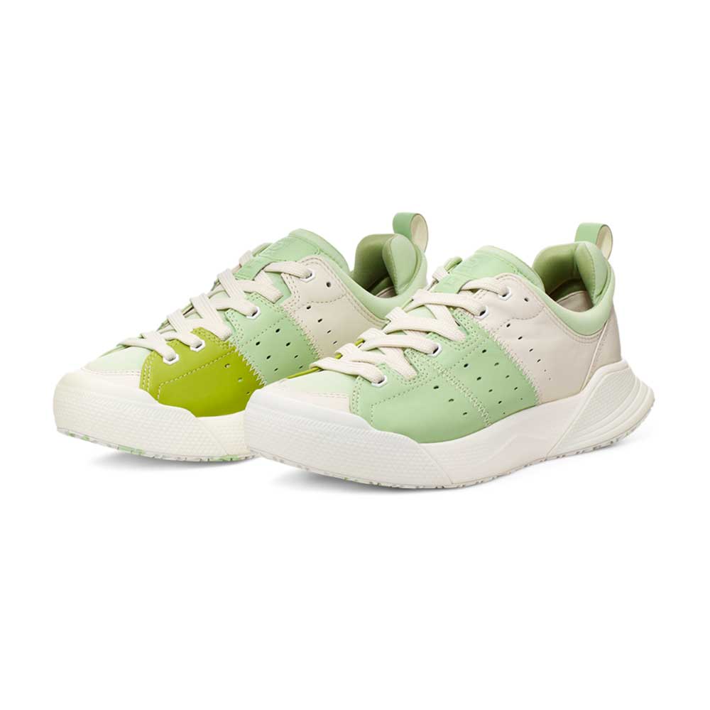 Laboratorio Deckers, Sneaker Bassa X-SCAPE NBK Donna - Bianco/Menta - Regolare (B)