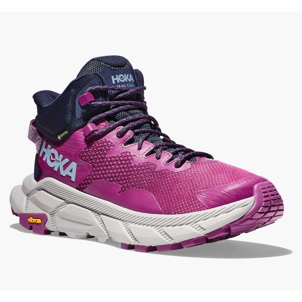 HOKA, Stivale da trekking Trail Code GTX da donna - Beautyberry/Harbor Mist - Regolare (B)