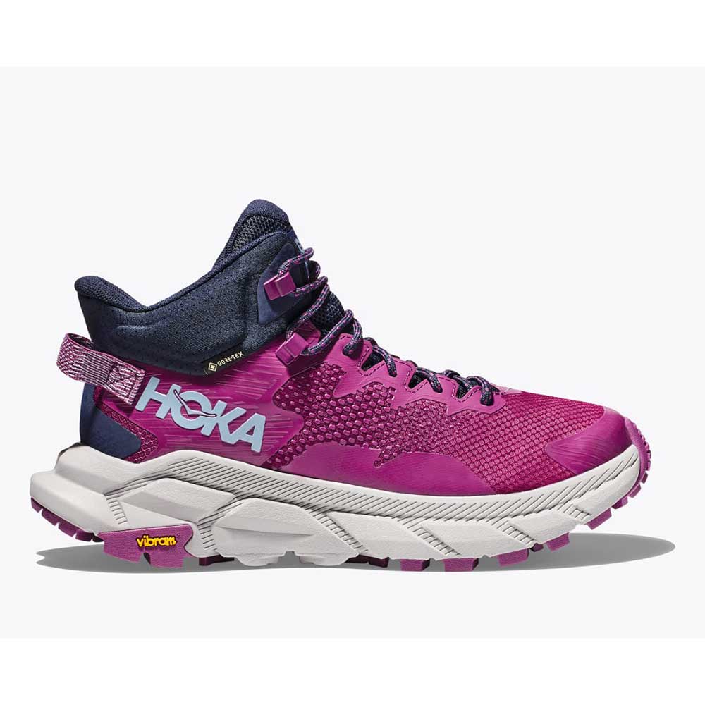 HOKA, Stivale da trekking Trail Code GTX da donna - Beautyberry/Harbor Mist - Regolare (B)