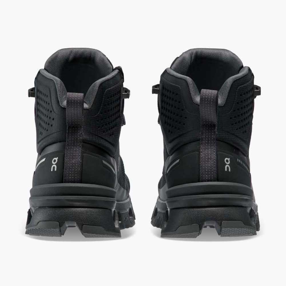 In corsa, Stivale da trekking impermeabile Cloudrock 2 da donna - Nero/Eclipse - Regolare (B)