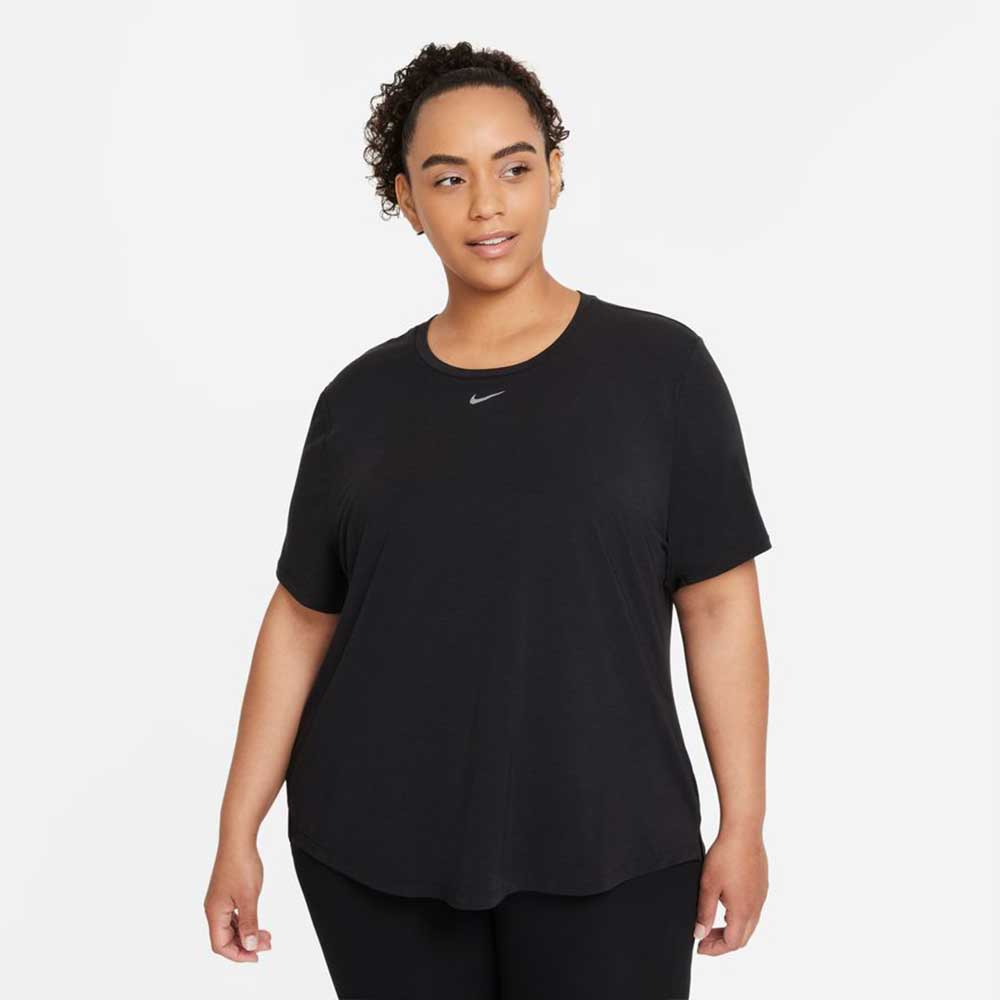 Nike, Top a manica corta One Luxe Donna Standard Fit - Nero