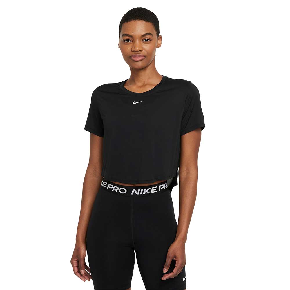 Nike, Top a maniche corte Nike Dri-FIT One Standard Fit Donna - Nero