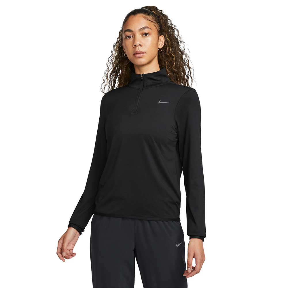 Nike, Top con mezza zip Nike Swift Element Donna - Nero