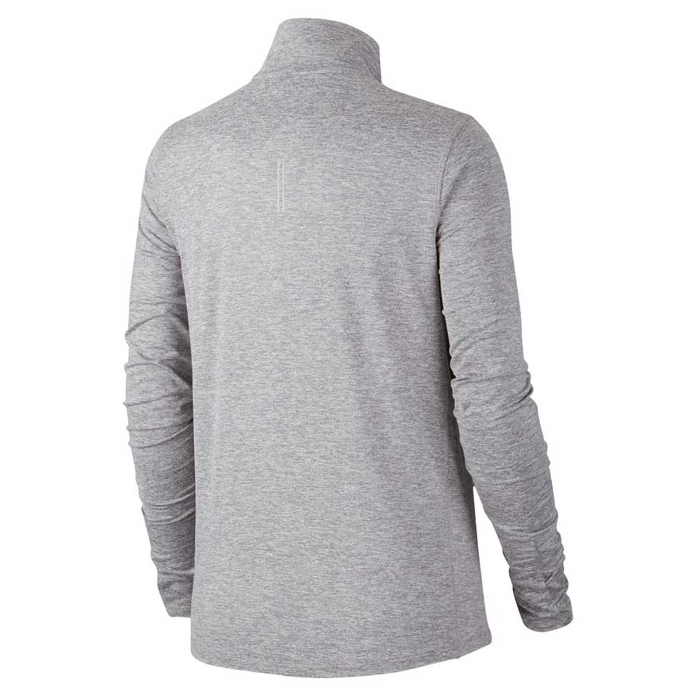 Nike, Top da corsa con 1/2 zip da donna - Smoke Grey/Lt Smoke Grey