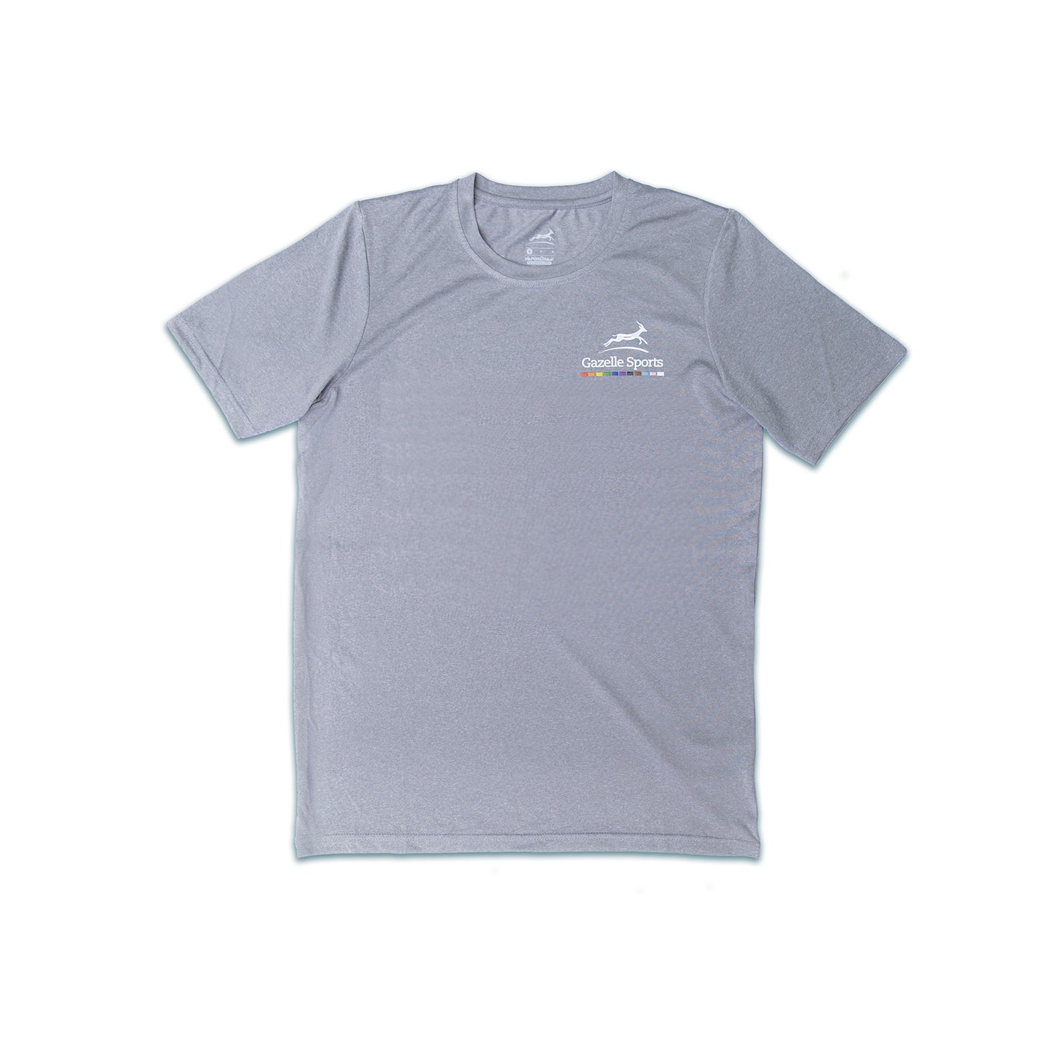 Gazzella Sport, Unisex Run with Pride - Camicia melange a maniche corte - Grigio erica