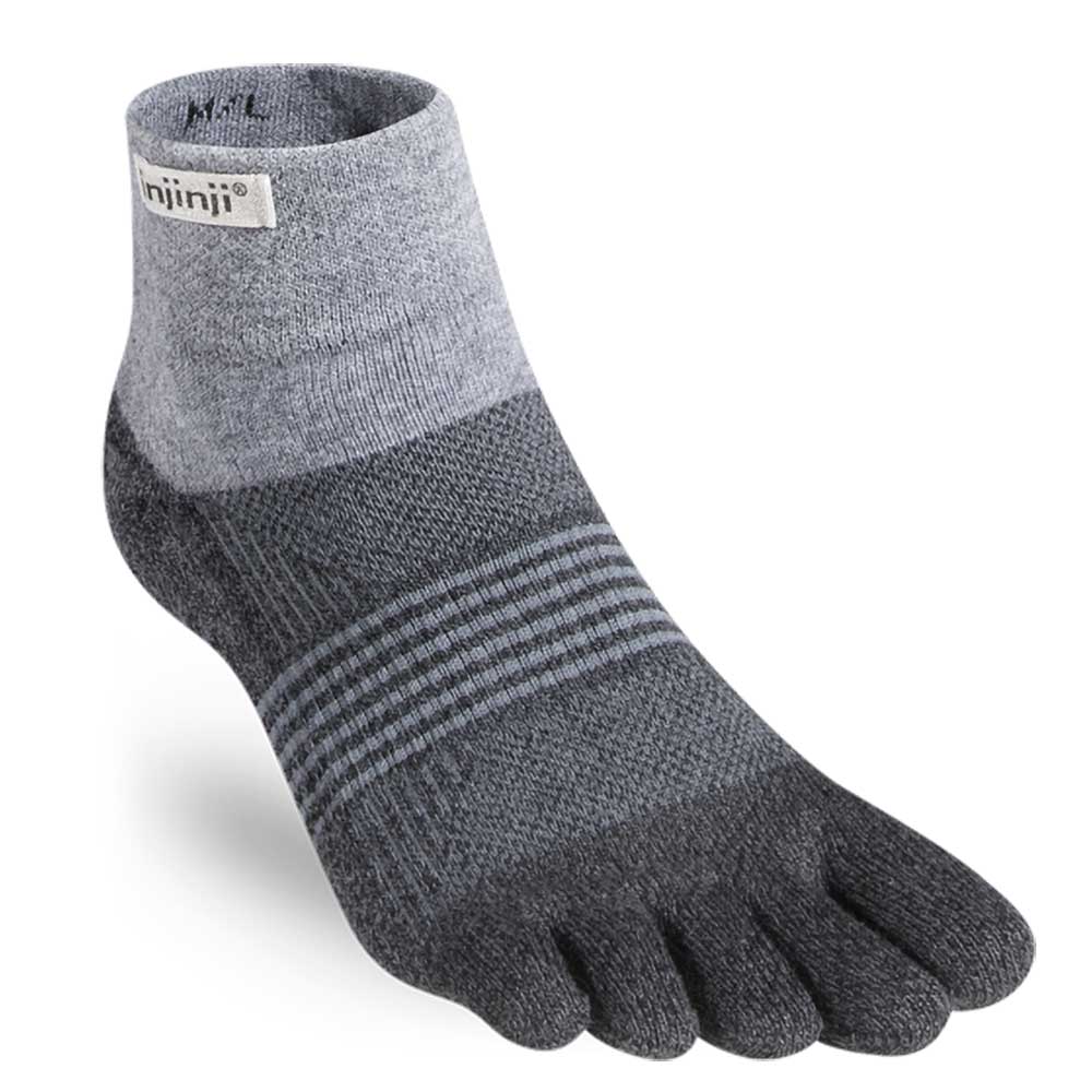 Injinji, Unisex Trail Midweight Mini-Crew Coolmax - Granito