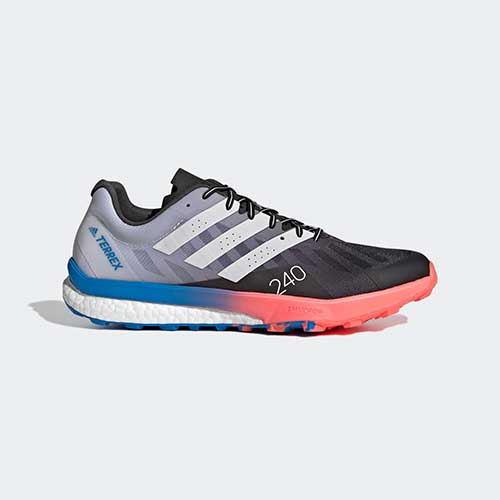 adidas, Uomo Terrex Speed Ultra Trail Running Shoe - Core Black/Crystal White/Turbo - Regular (D)