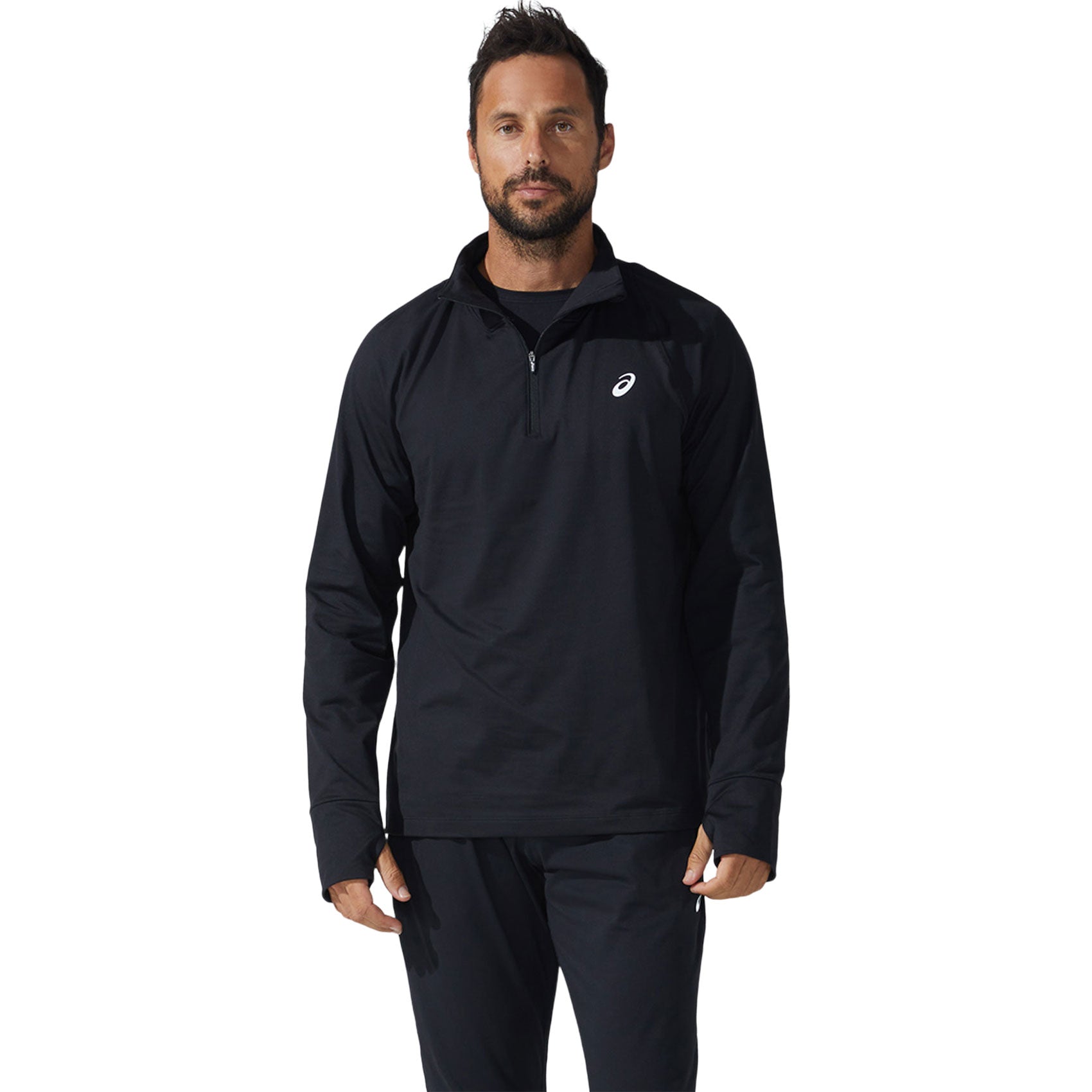 Asics, Uomo Thermopolis Quarter Zip - Performance Nero