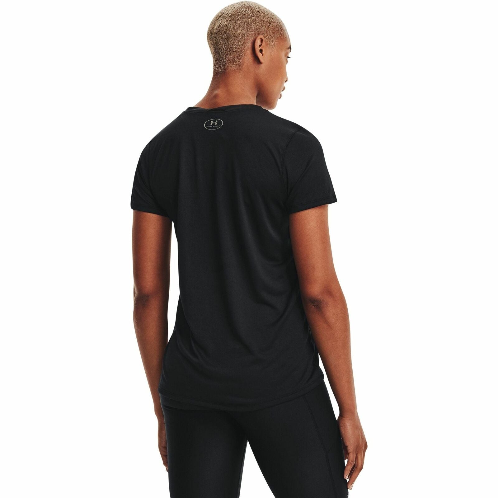 Under Armour, W Locker Tee 2.0 SS-BLK