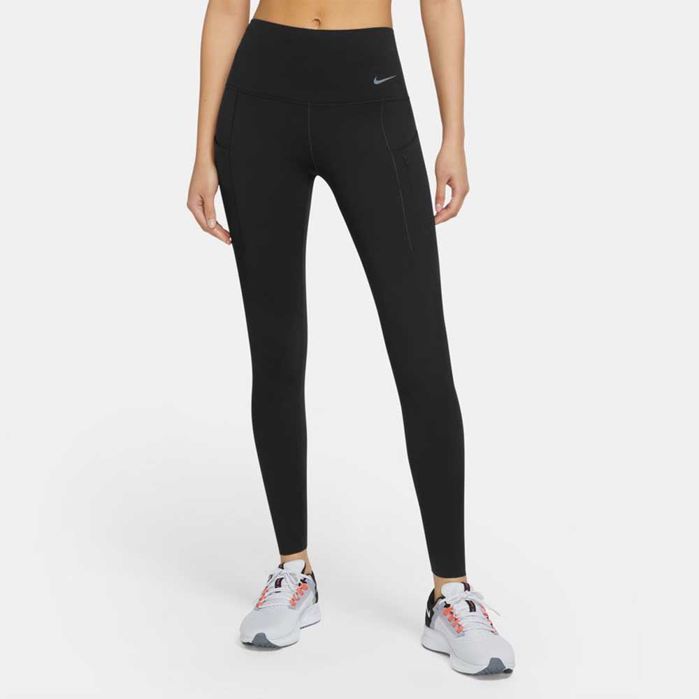 Nike, Womwn'a Nike Dri-FIT Go High Rise Tight - Nero/Nero